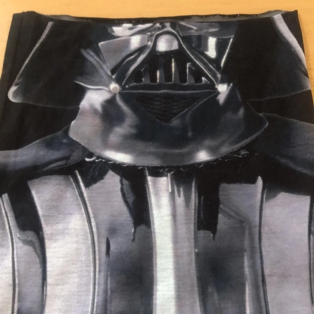 Star Wars Darth Vader Gaiter Face Mask with Solid Gray Gaiter Mask. Set of 2